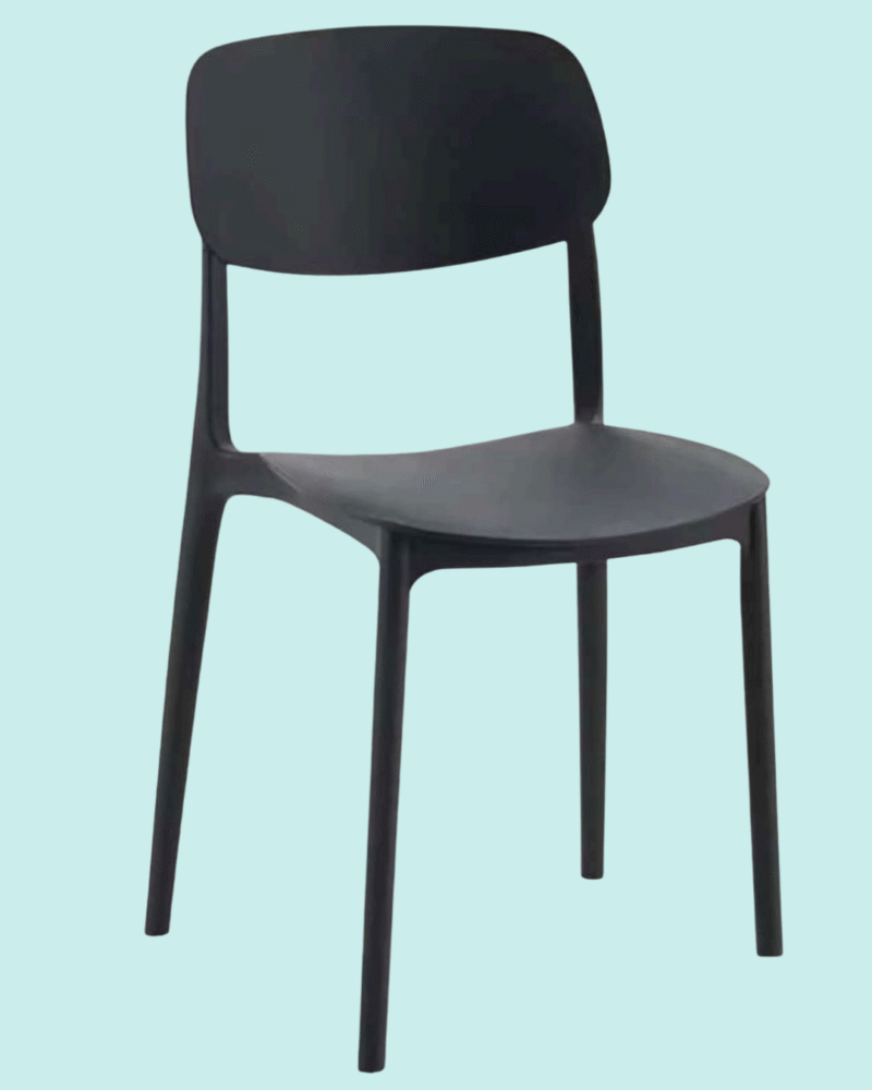 echo seat cafe, curved cafe chair, ergonomic cafe chair